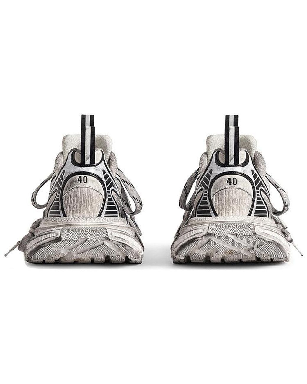 Balenciaga White 3xl Panelled Sneakers for men