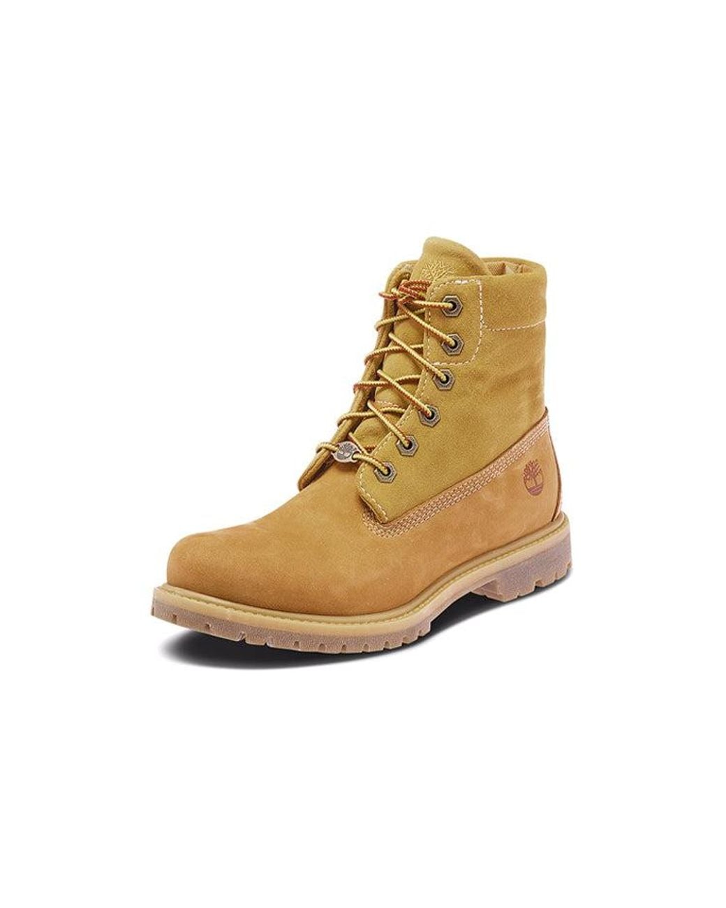 Timberland Brown (Wmns) Roll Top Boots Basic 'Wheat'