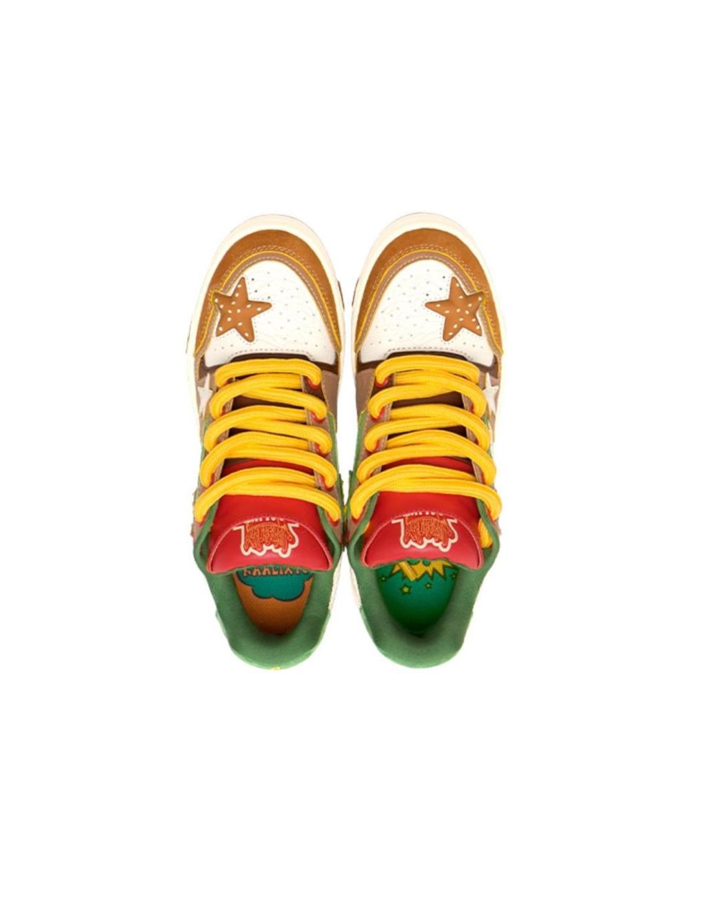 KAALIXTO Blue Skateboarding Low 'Burger Club' for men