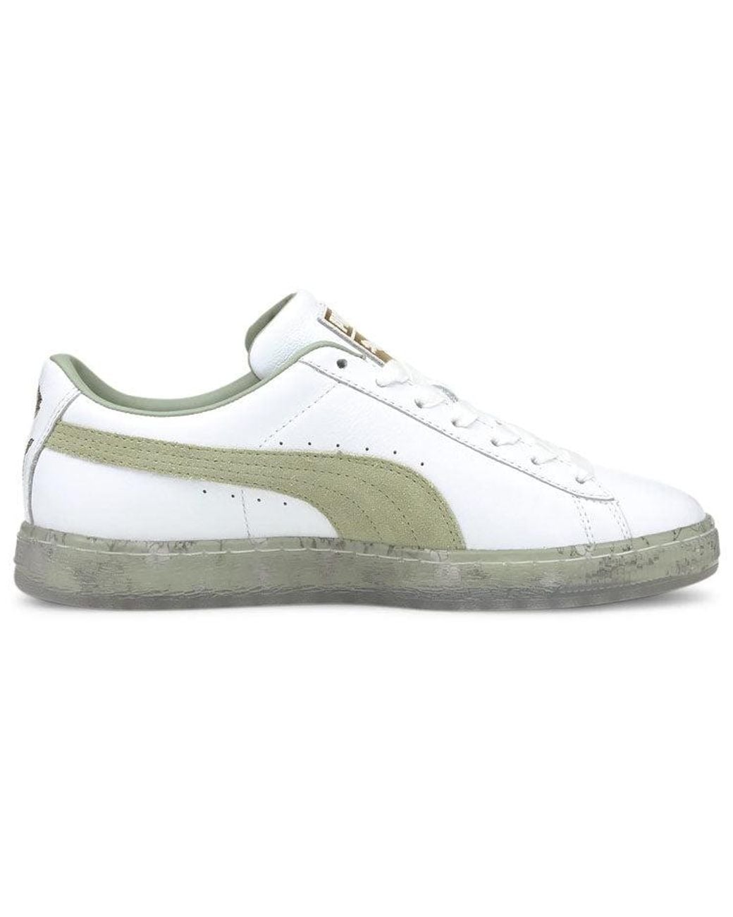 PUMA White (Wmns) Basket 'In Bloom