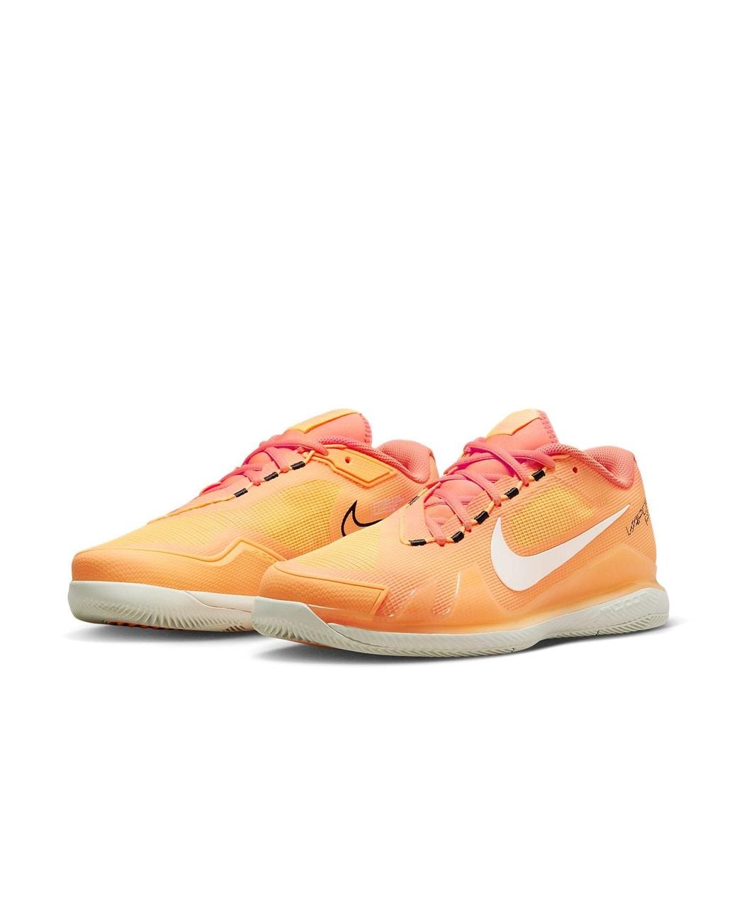 nike peach puff running shoes
