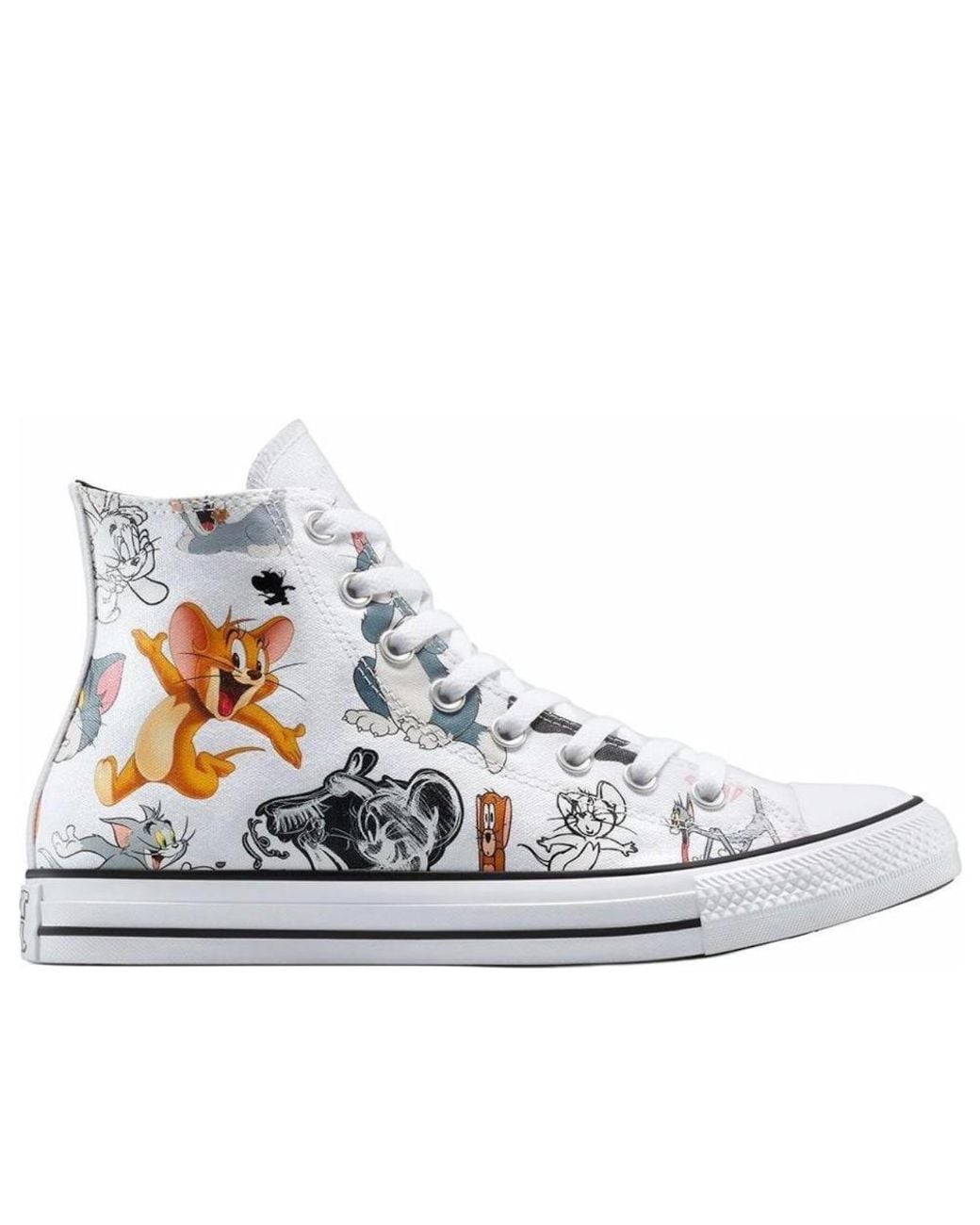 Converse White X Tom & Jerry Chuck Taylor All Star High for men