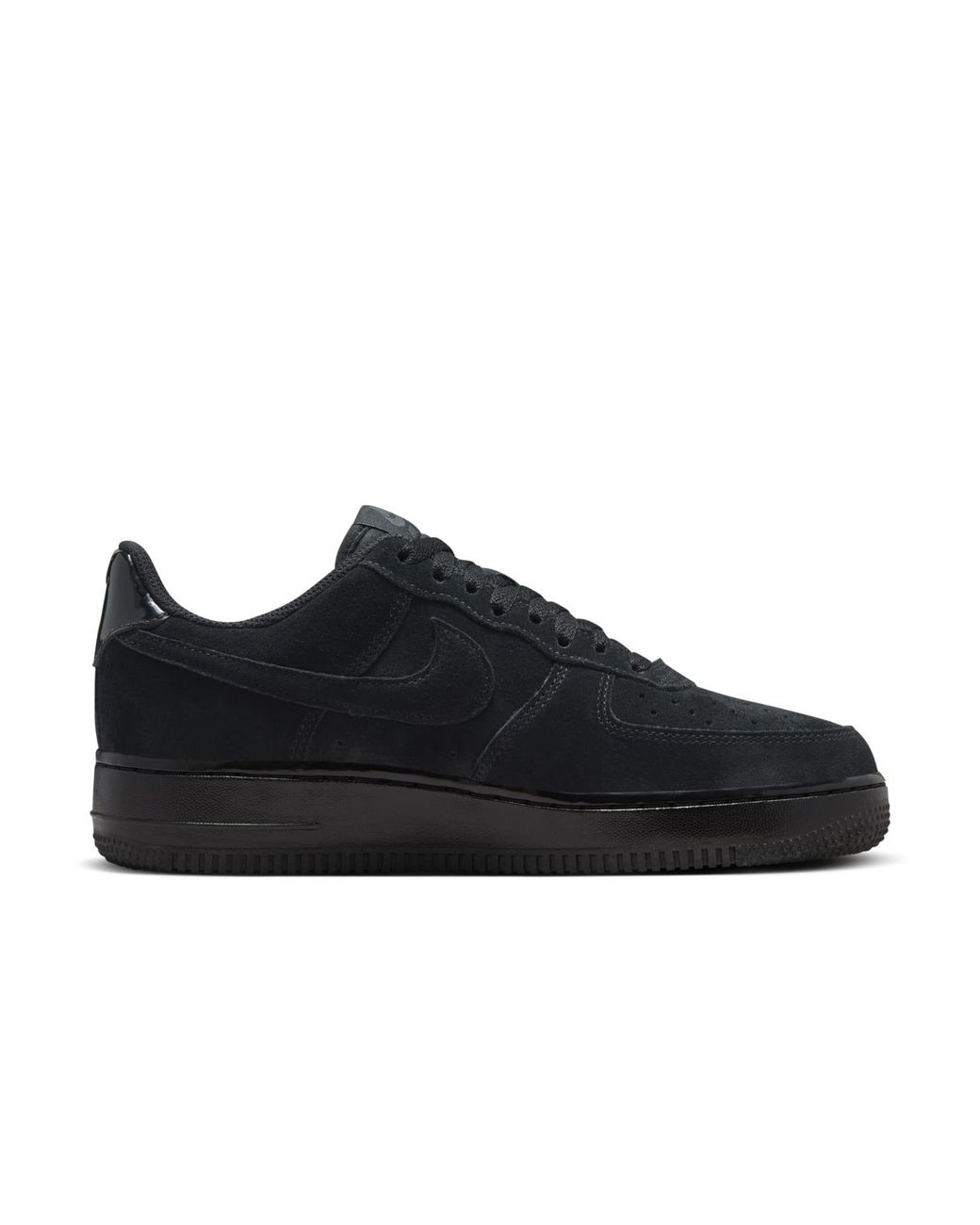 nike suede shoes black