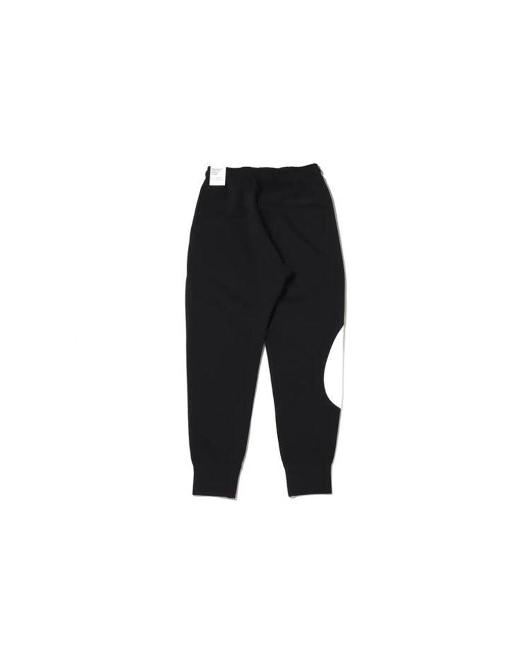 Nike Black Large Logo Casual Knit Splicing Embroidered Sports Pants/Trousers/Joggers Autumn for men