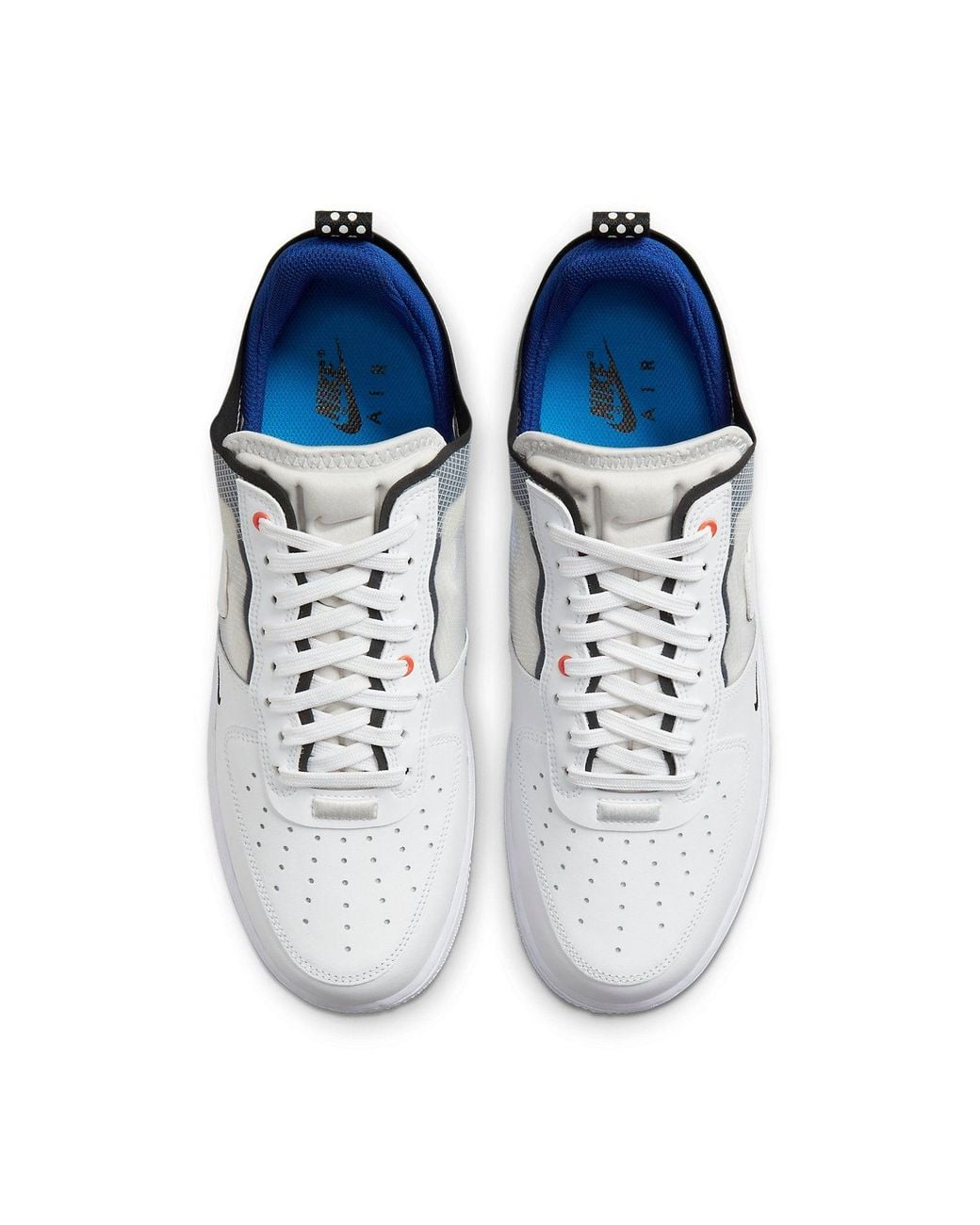 Nike Gray Air Force 1 React Light Photo' for men