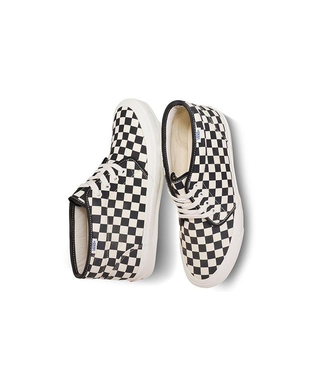 Vans Black Og Chukka Lx 'Checkerboard for men