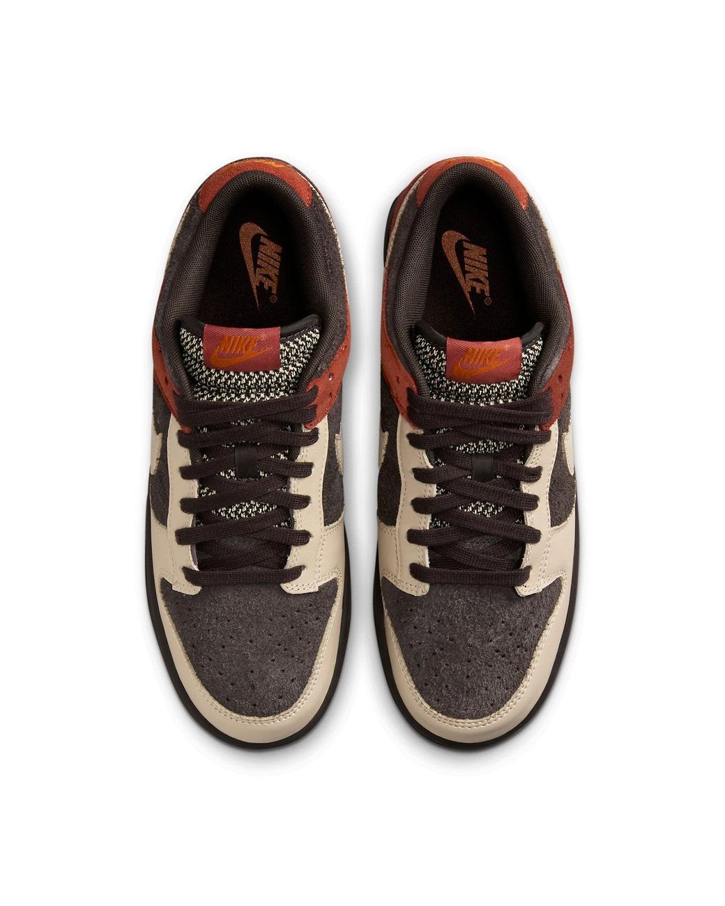 Nike Brown Dunk Low Panda' for men