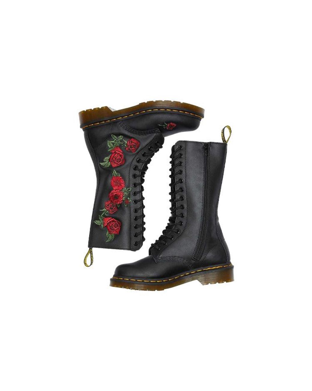 Dr. Martens Black (Wmns) Dr.Martens 1914 Vonda Leather Mid Calf Boots 12761001