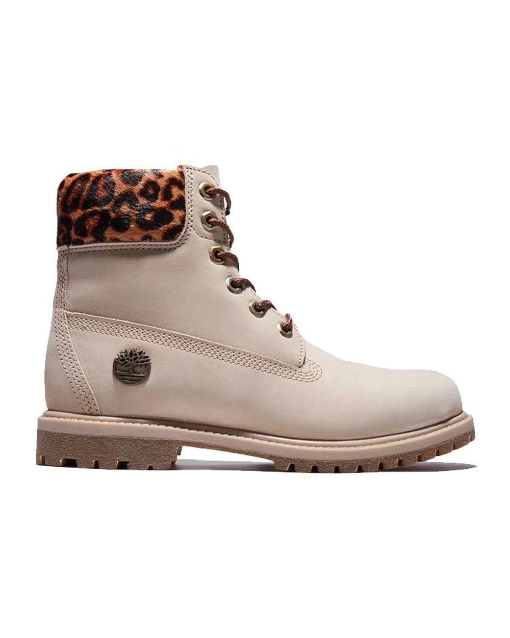 Timberland Brown (Wmns) Safari Cheetah 6 Inch Waterproof Boot