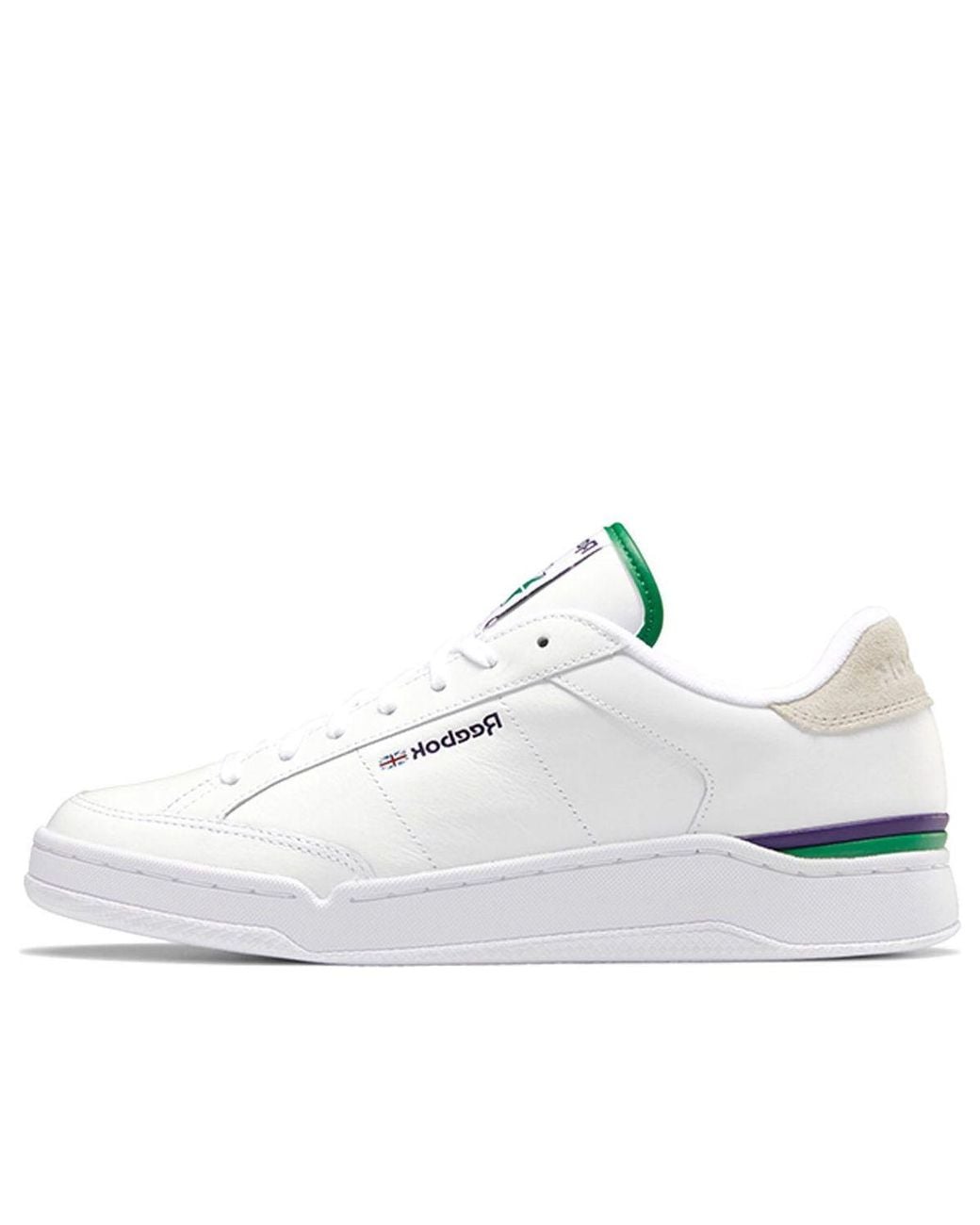 Reebok White Ad Court Skate Shoes for men