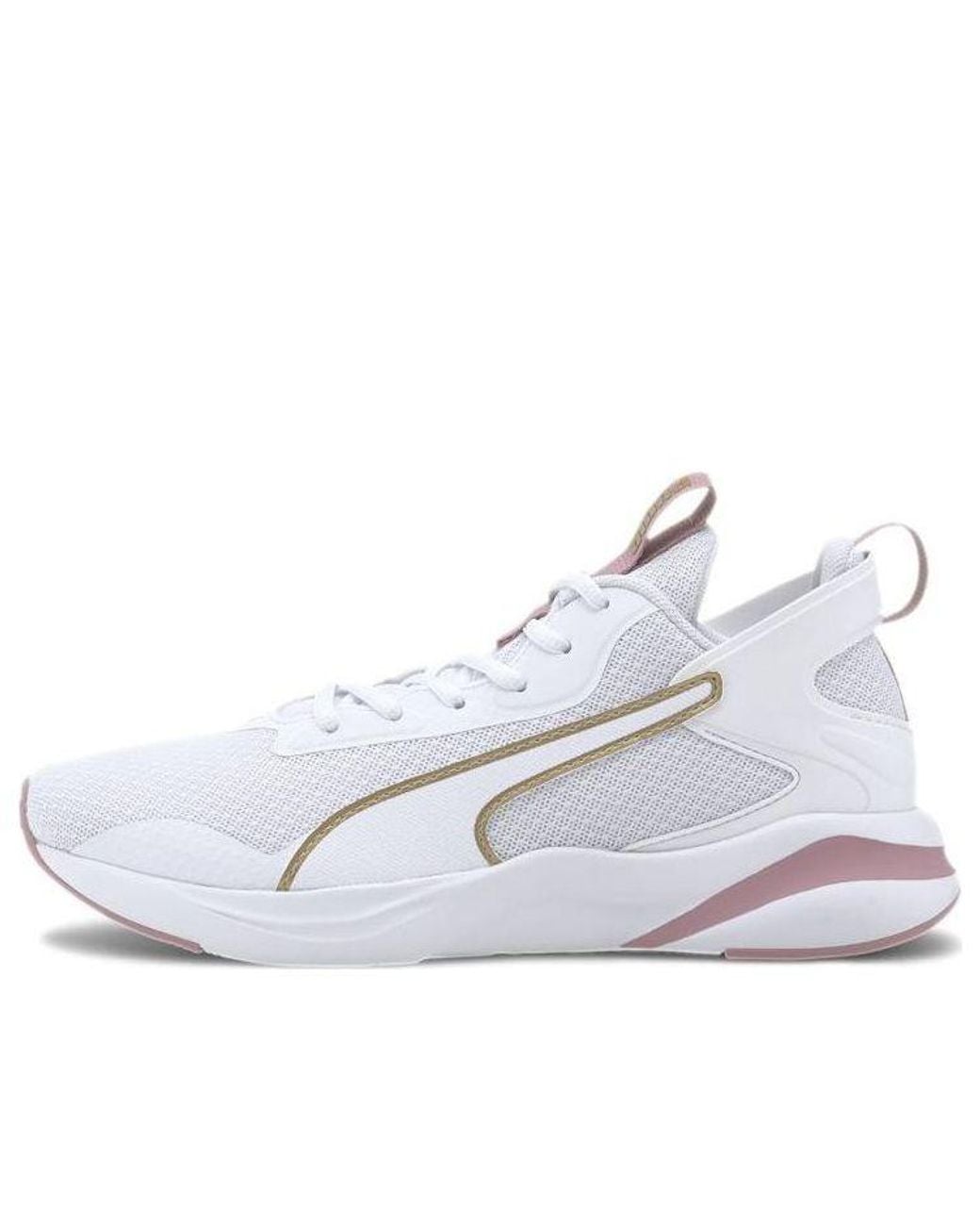 PUMA White Softride Rift Running Shoes