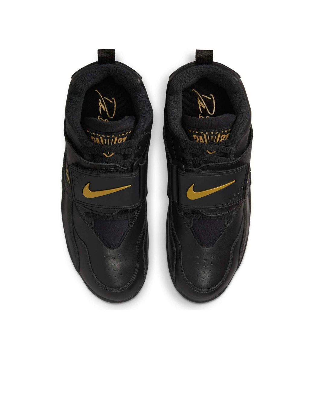 Nike Black Air Diamond Turf Metallic' for men