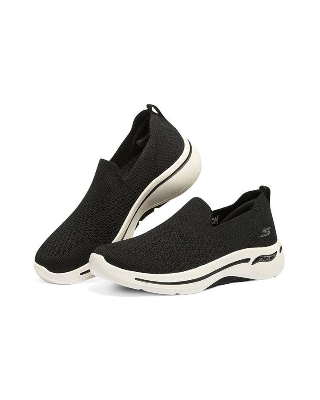 Skechers Black (Wmns) Go Walk Arch Fit Slip On