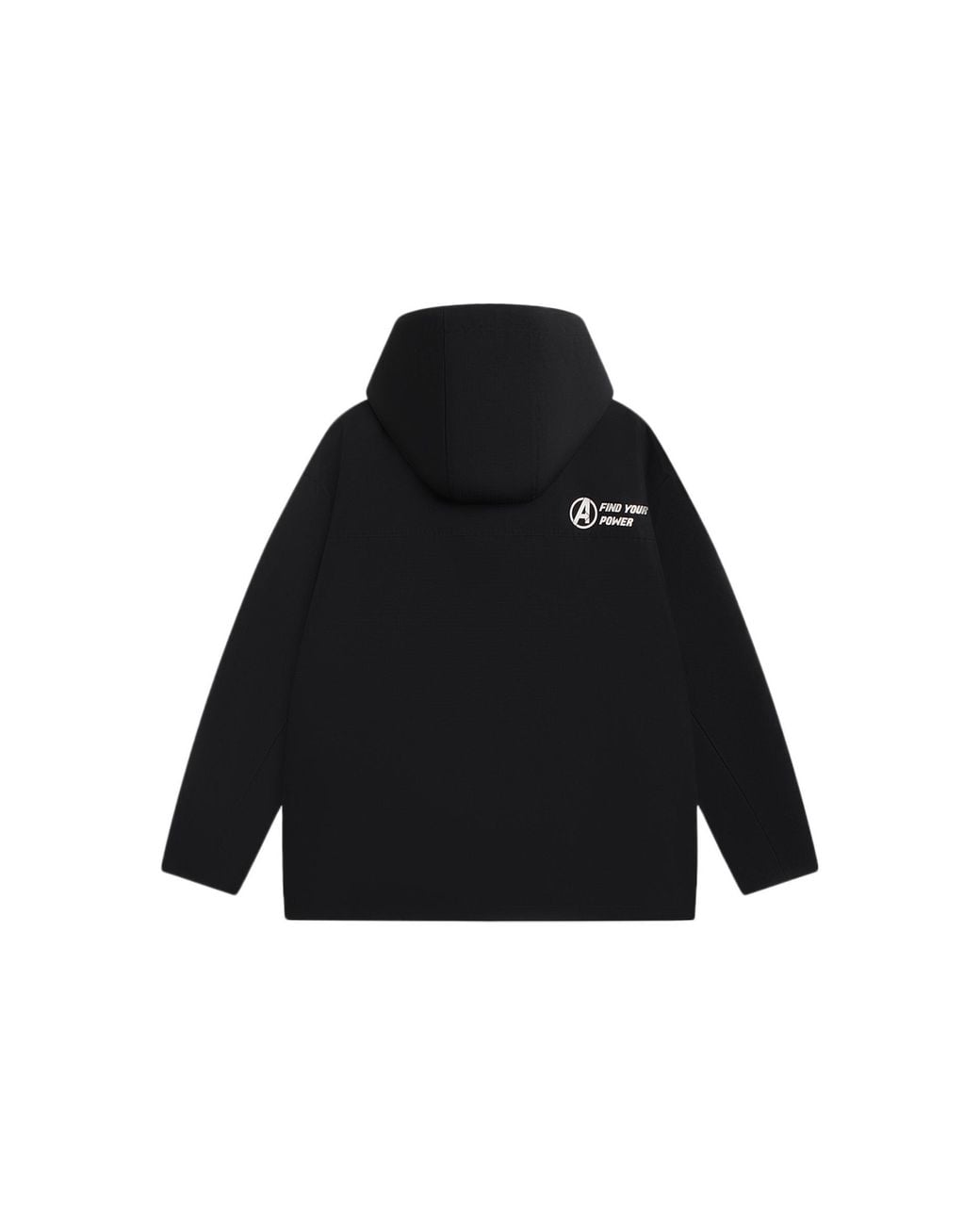 Li-ning Black X Marvel Graphic Windbreaker for men