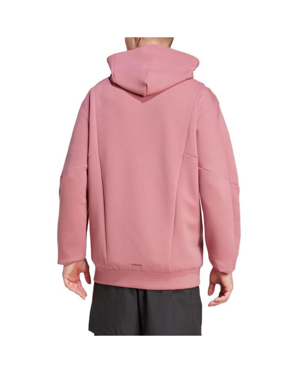 Adidas Pink Designed For Training Full-Zip Track Jacket 'Preloved Crimson' for men