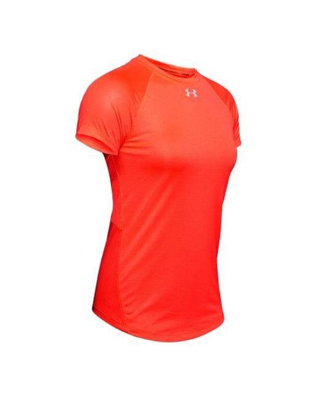 Under Armour Red (Wmns) Qualifier Hexdelta Round-Neck