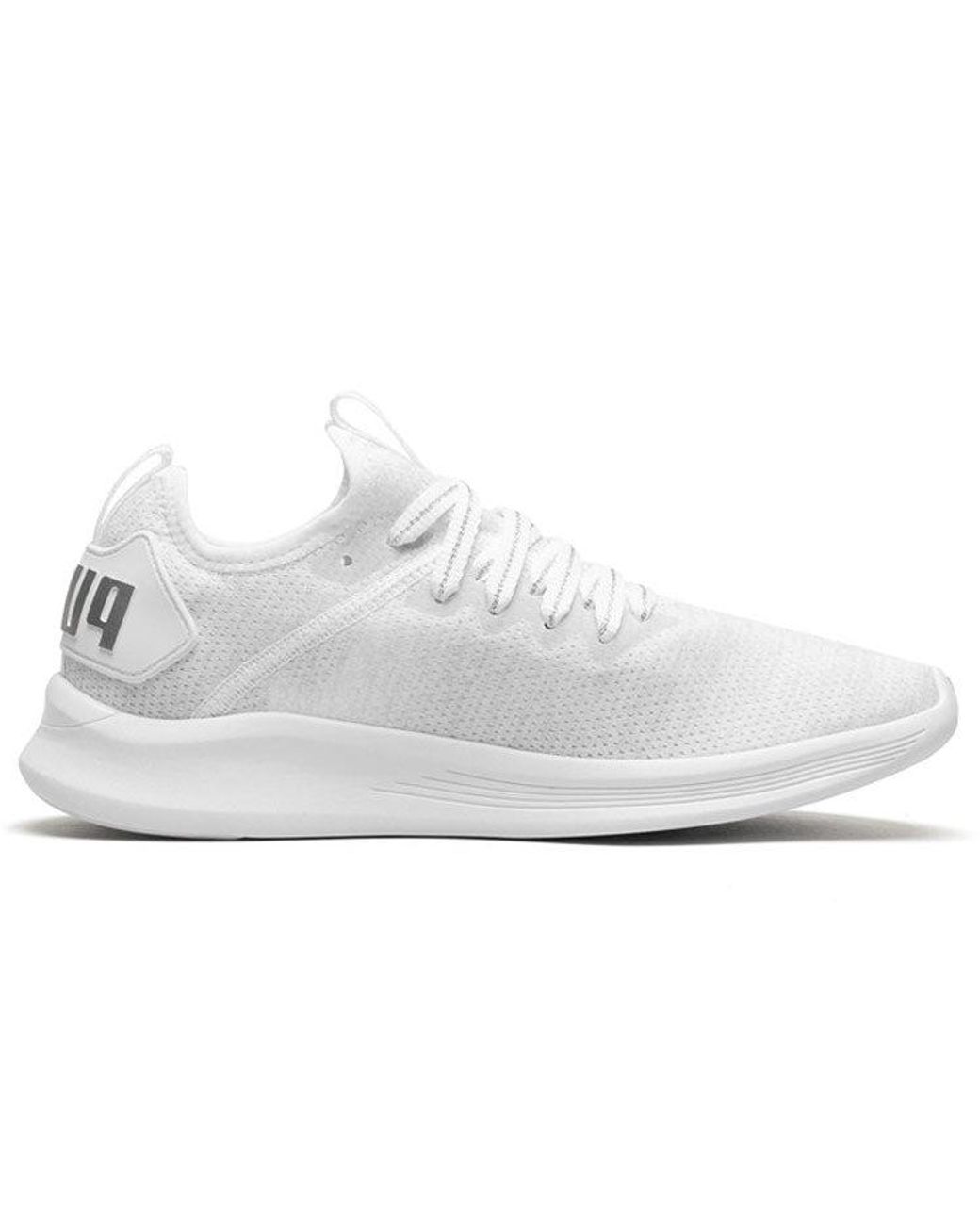 PUMA Flash Ignite Evoknit En Pointe Low-top Sneakers in White | Lyst