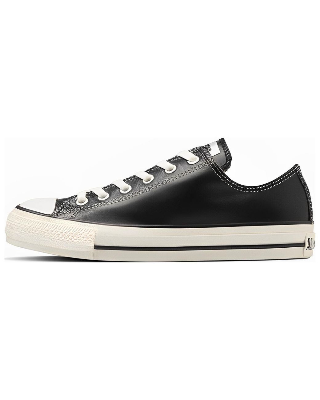 Converse Black All Star Leather Ox for men