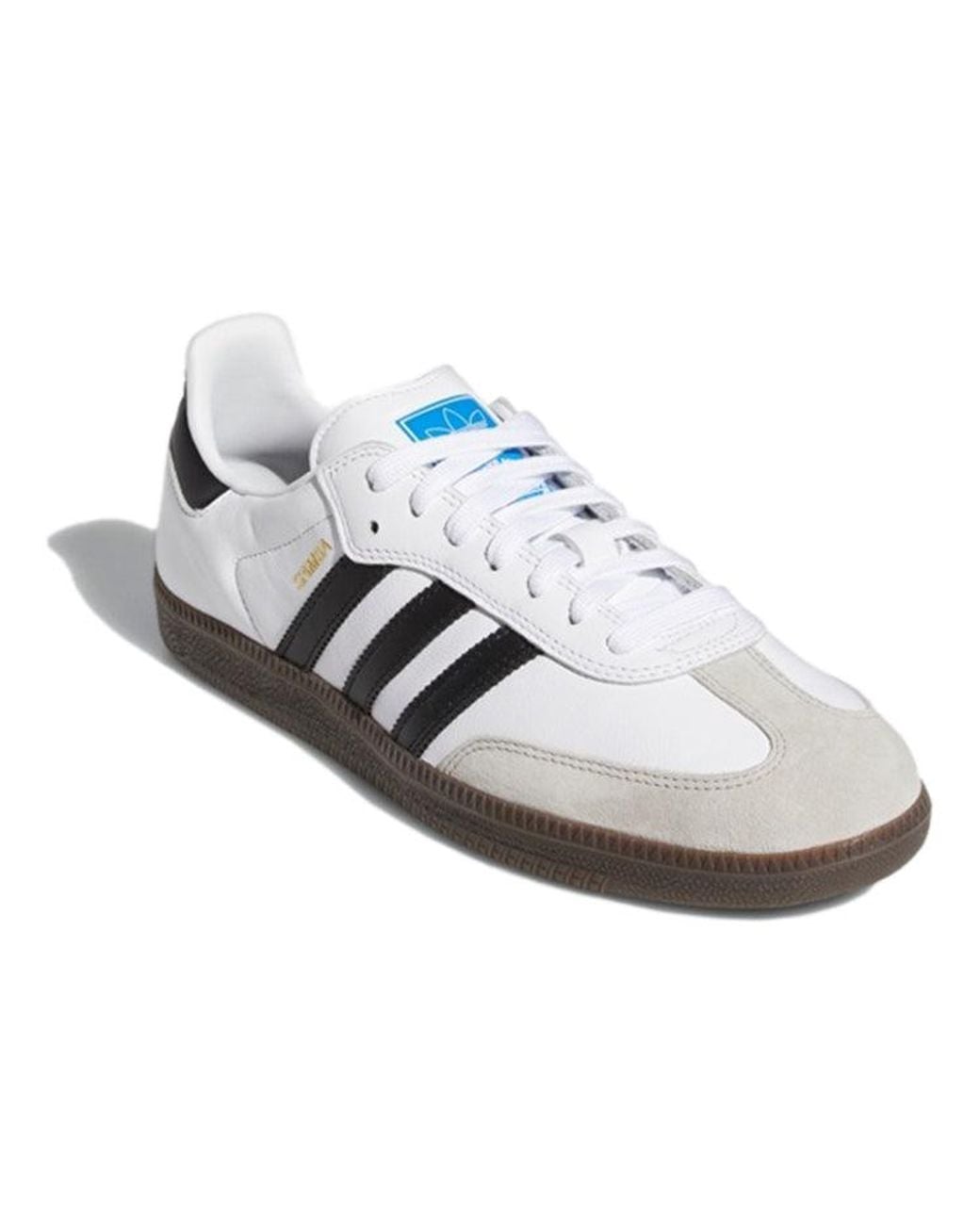 Adidas White Samba Adv Gum' for men