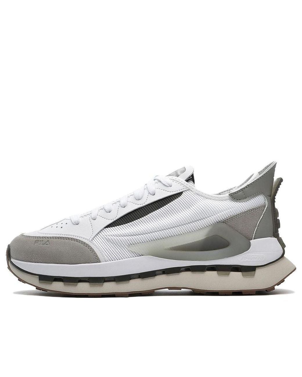 Fila White Km Athletic Shoes for men