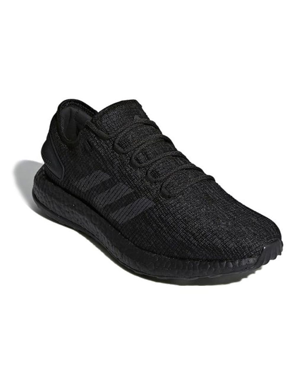 Adidas Black Pureboost 'Triple' for men