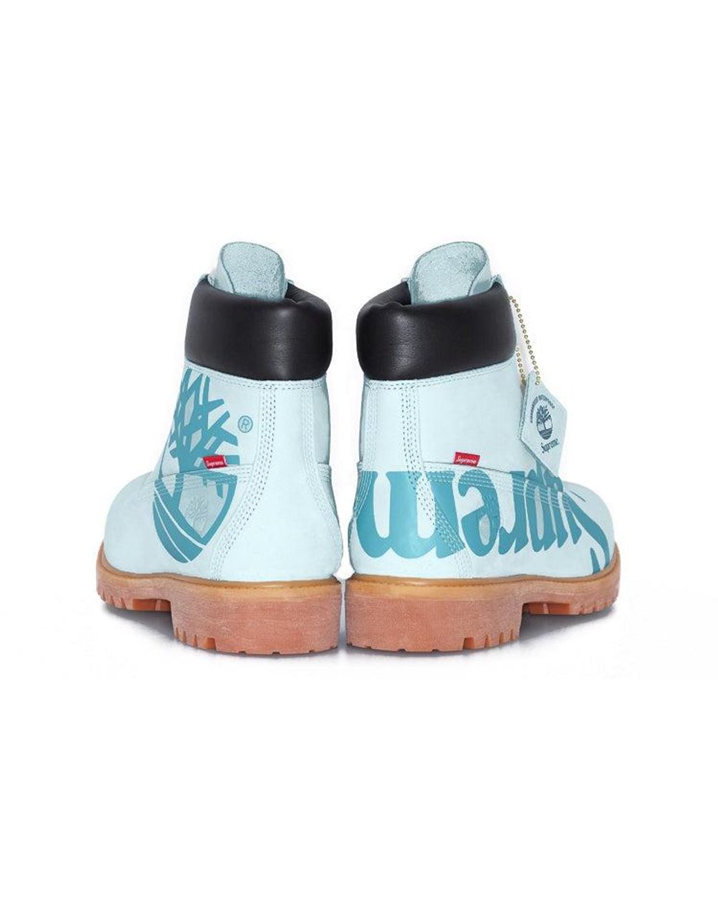 Timberland Blue X Supreme 6 Inch Waterproof Boots With Logo' for men