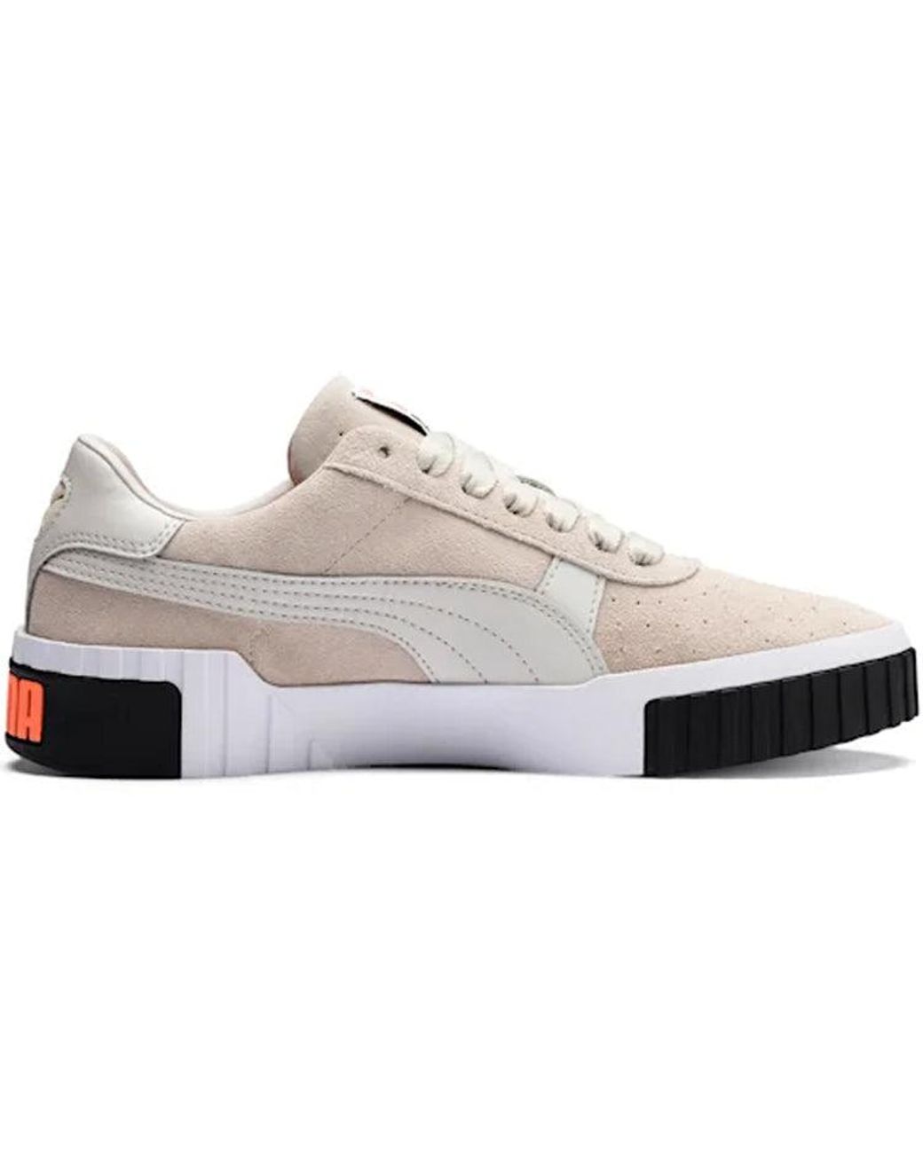 PUMA White (Wmns) Cali Suede