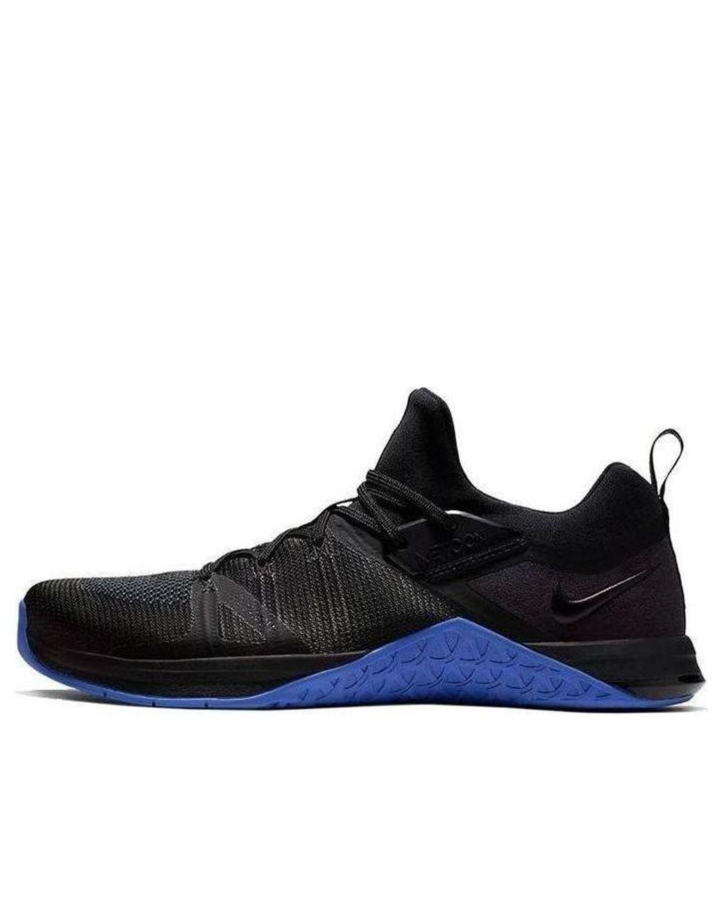 Nike Black Metcon Flyknit 3 Game Royal' for men