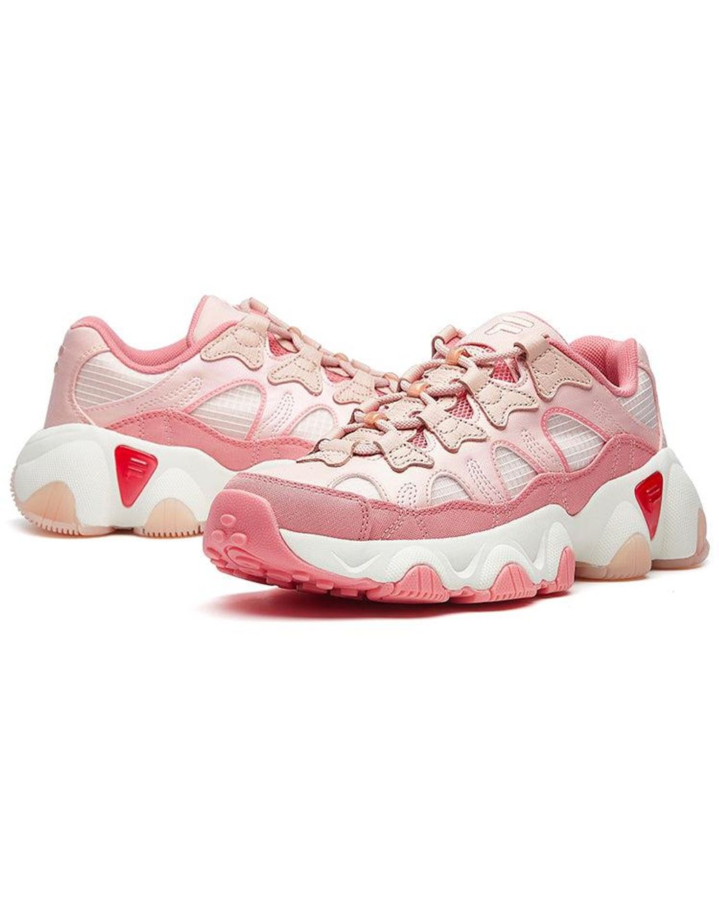Fila Pink (Wmns) Jagger Vntg Running Shoes Gs