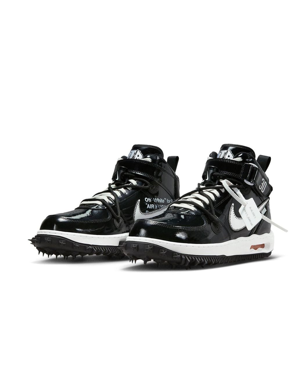 Nike Black Air Force 1 Mid "Off for men