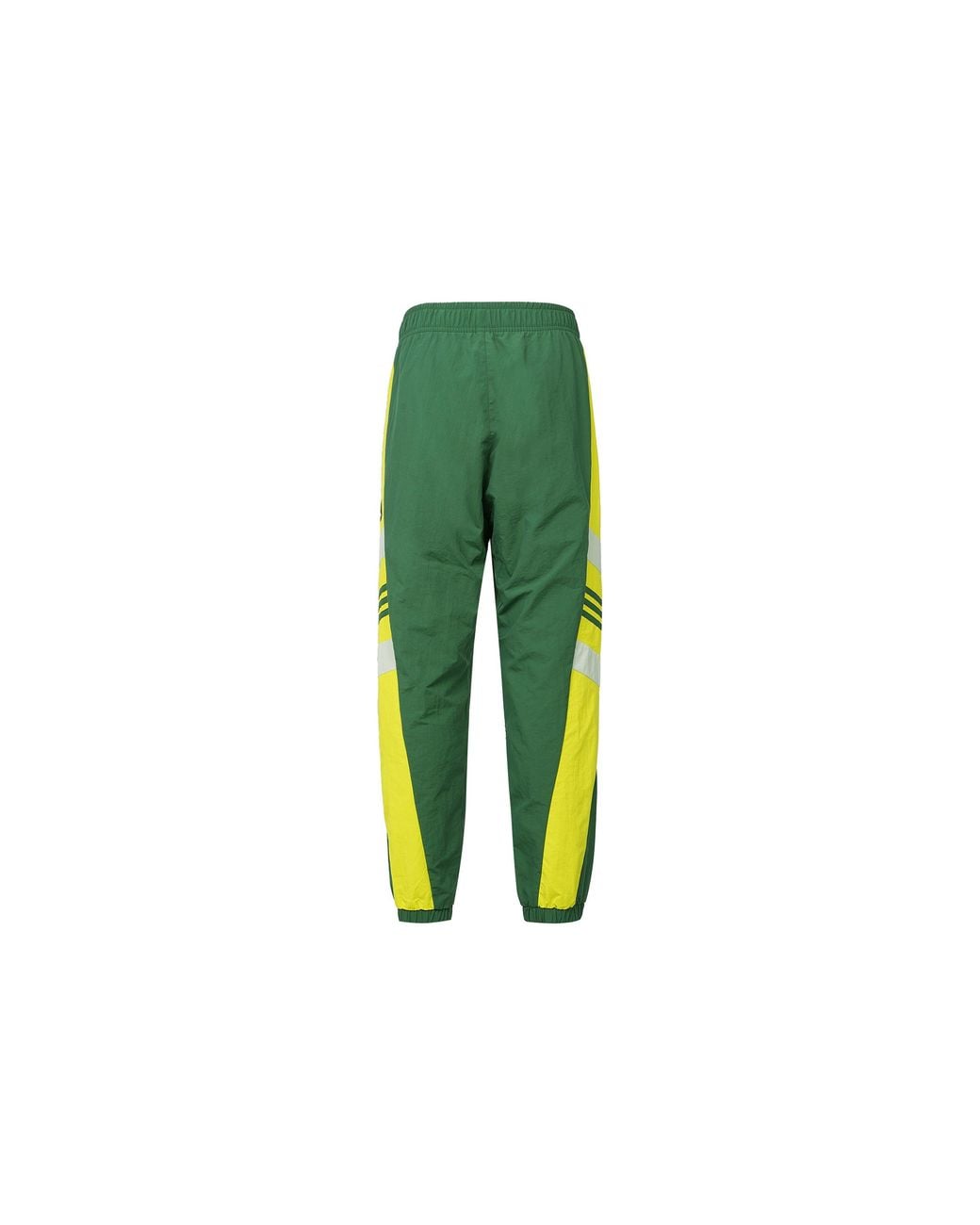 Adidas Green Ub Pnt Wv Cb Contrast Color Stitching Casual Sports Long Pants for men