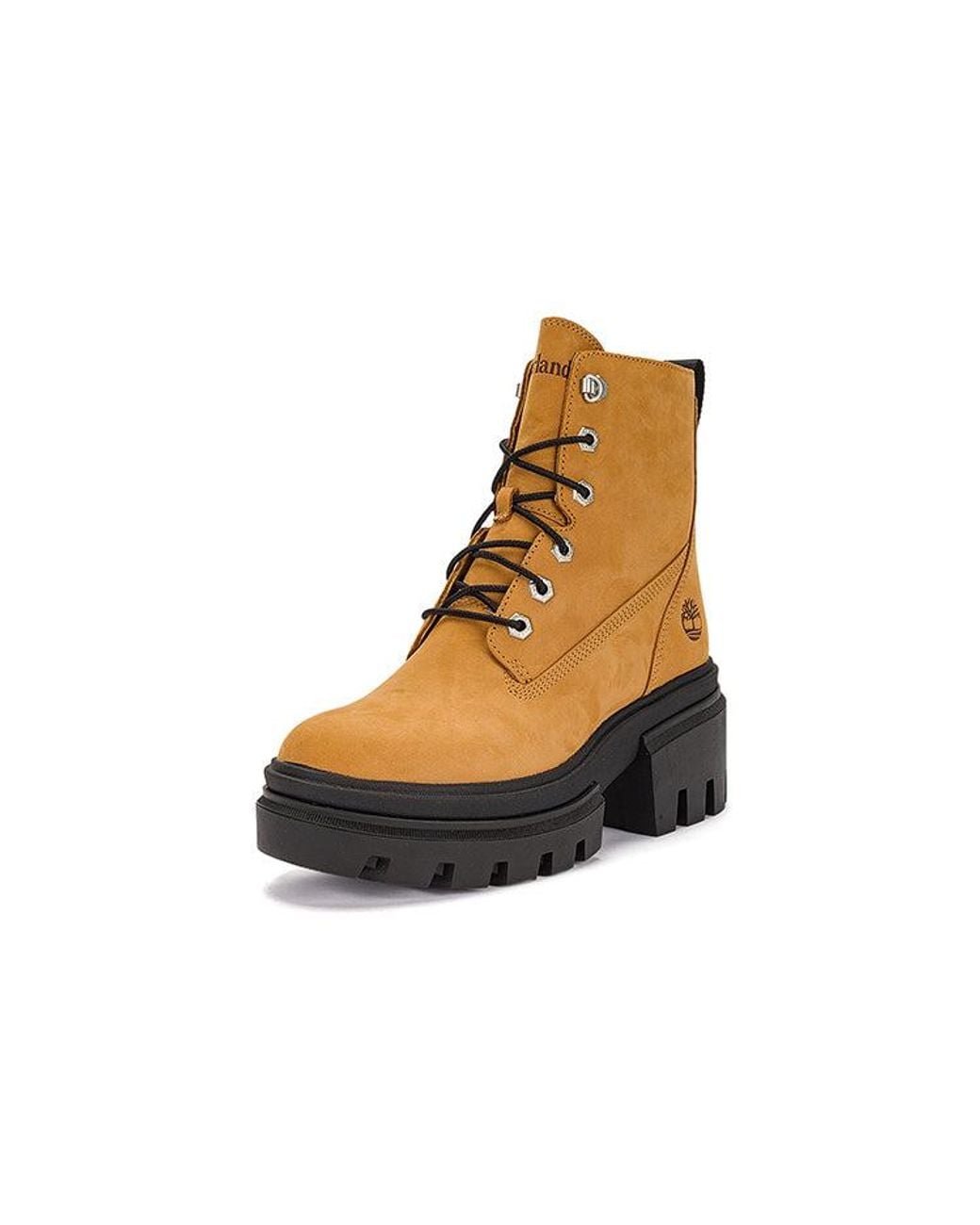 Timberland Brown (Wmns) Everleigh 6 Inch Boots 'Wheat Full Grain'