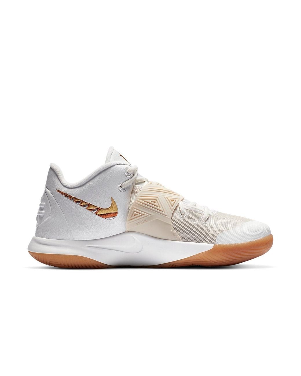Nike White Kyrie Flytrap 3 Ep Metallic' for men