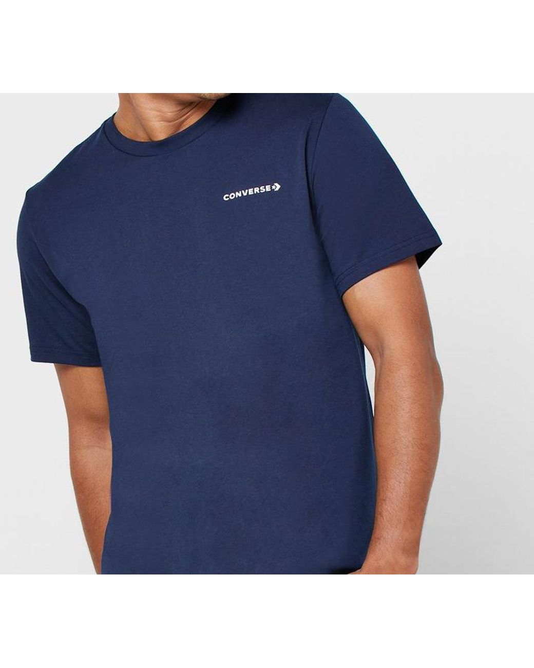 Converse Blue All Star Alphabet Logo Short Sleeve for men
