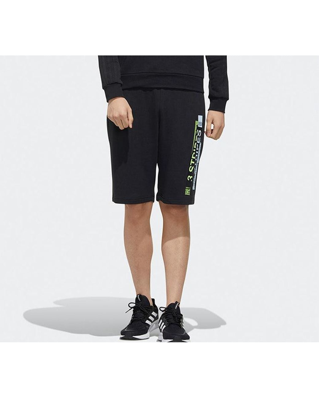 Adidas Black Neo M Faves Short 1 Printing Shorts for men
