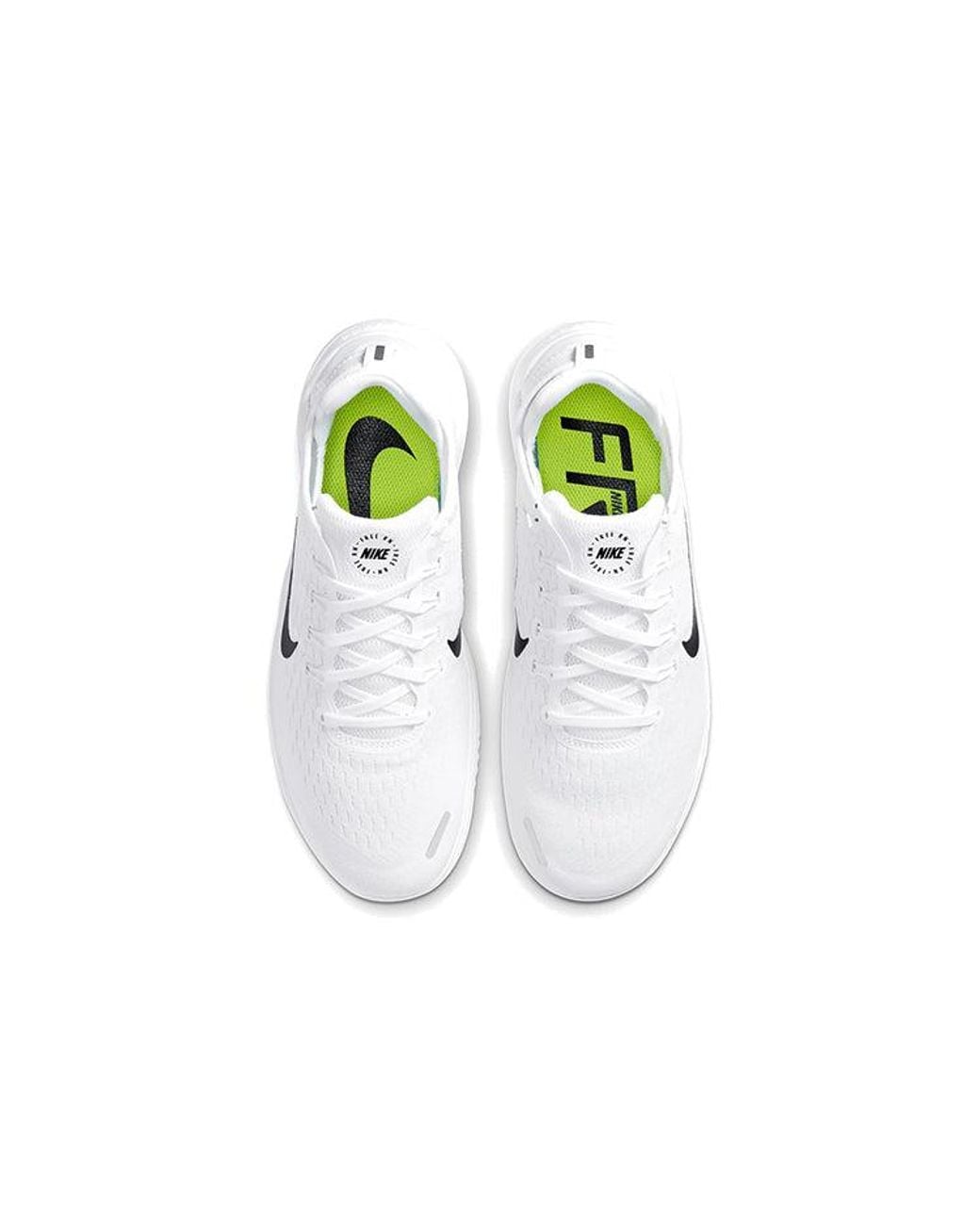 Nike White Free Rn 2018 for men