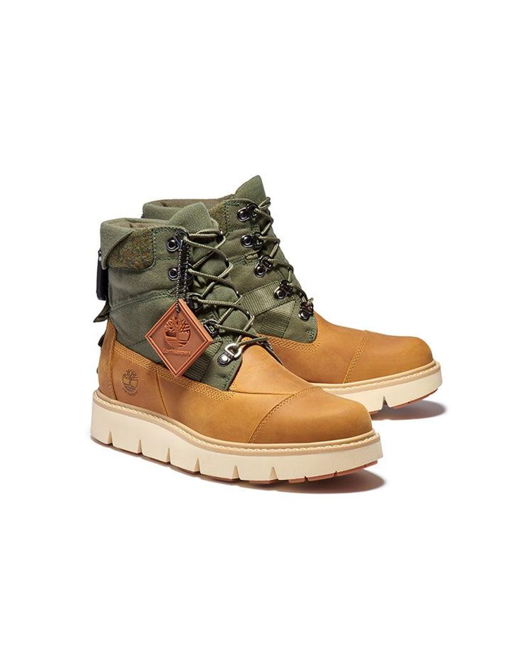 Timberland Brown (Wmns) Raywood 6 Inch Ek+ Waterproof Boots 'Wheat Nubuck With'