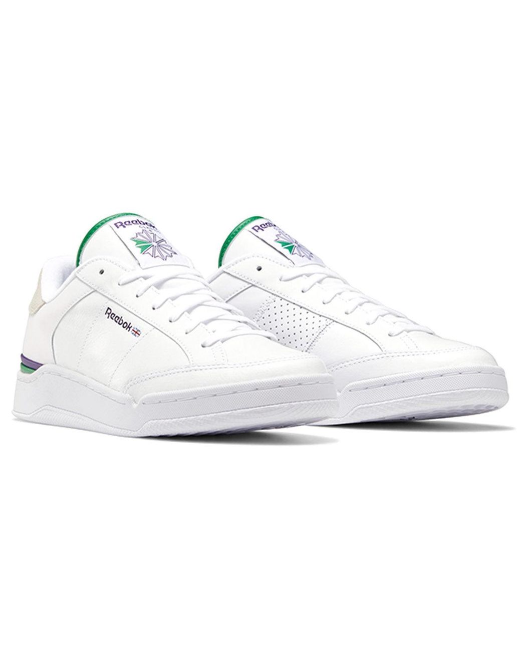 Reebok White Ad Court Skate Shoes for men