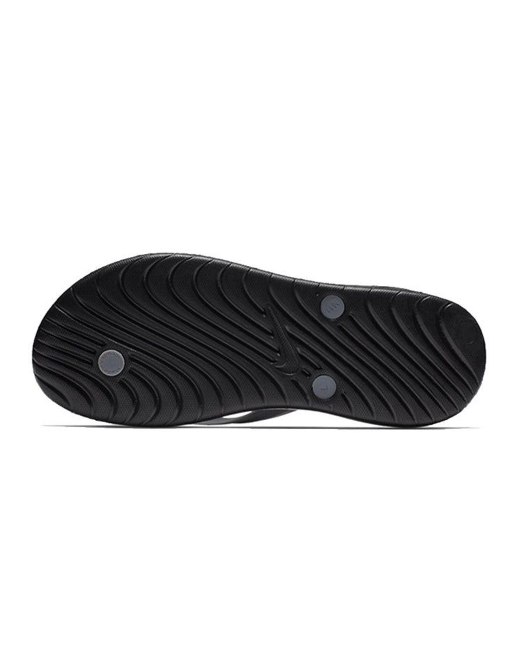 Nike Black Solay Thong for men