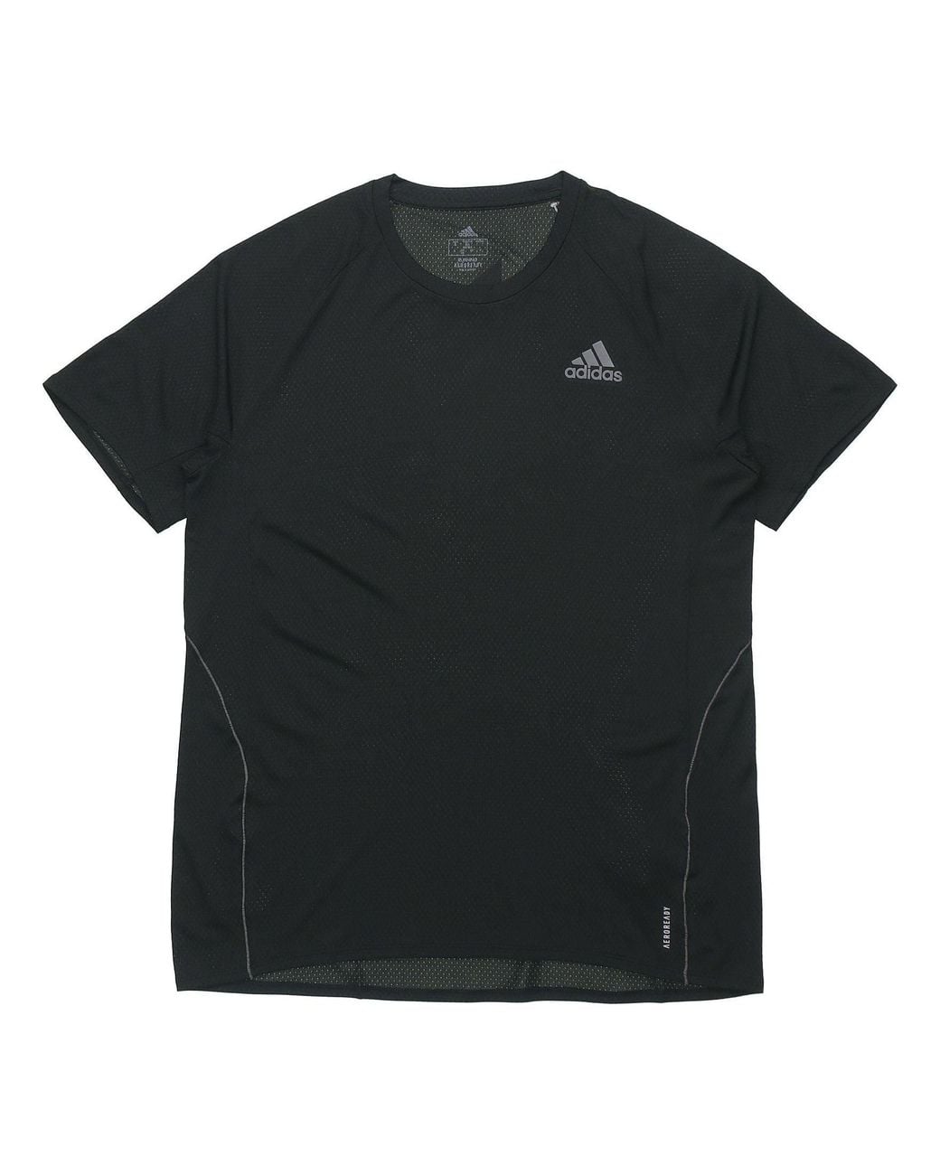 Adidas Black Adi Runner Tee Running Sports Short Sleeve for men