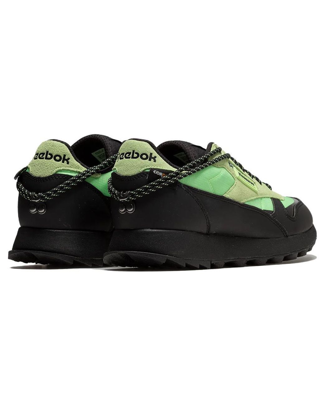 Reebok Green Classic Leather Trail X Pleasure 'Neon Mint' for men