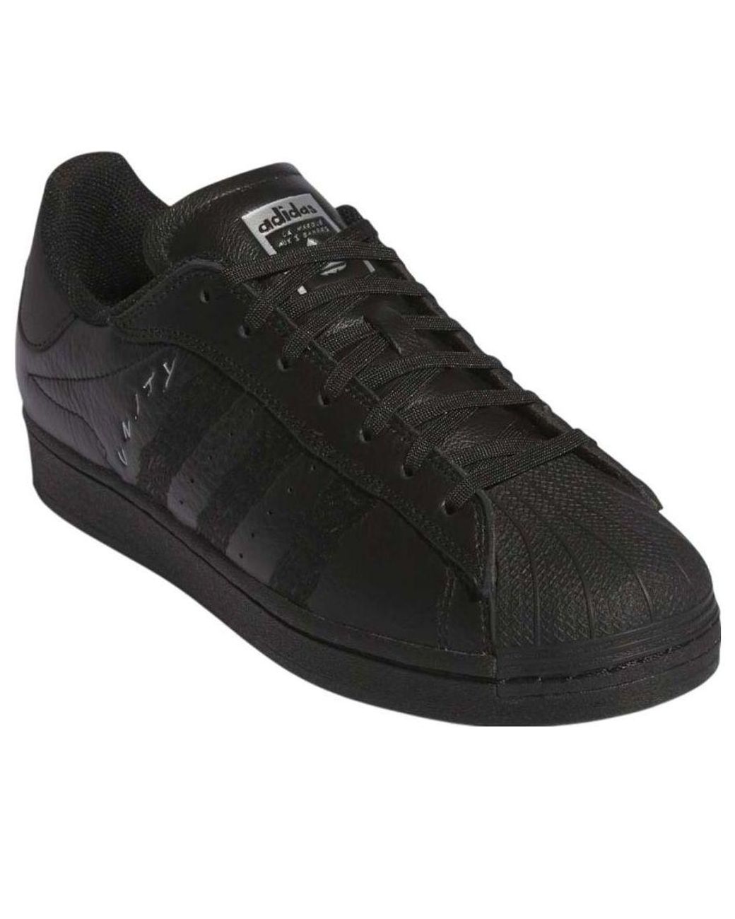 Adidas Black X Unity Superstar Adv 'Core Metallic' for men