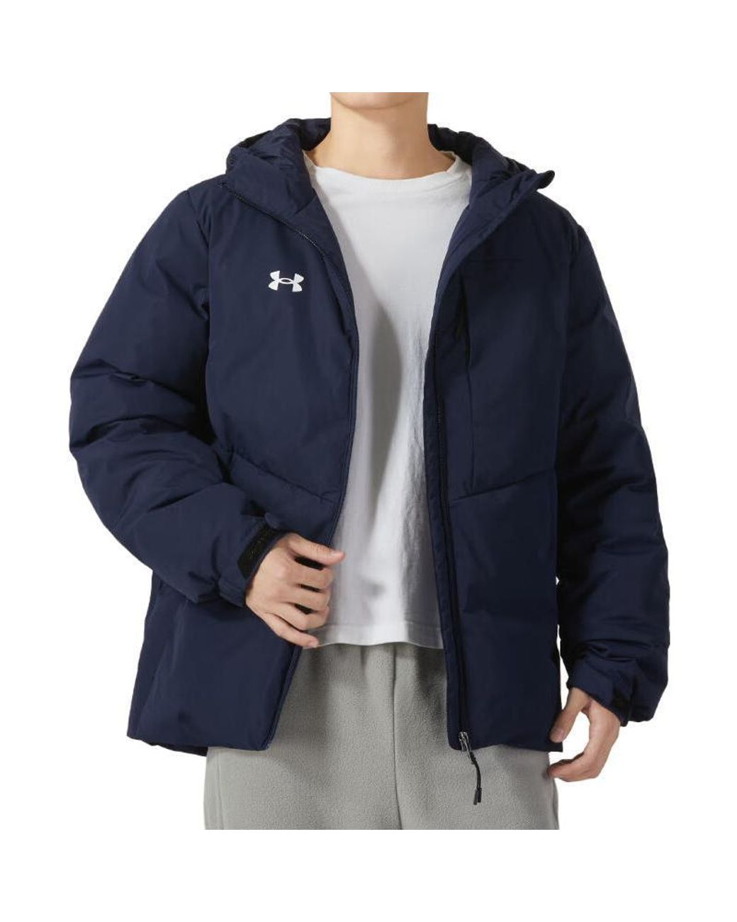 Under Armour Blue Winter Down Jacket for men