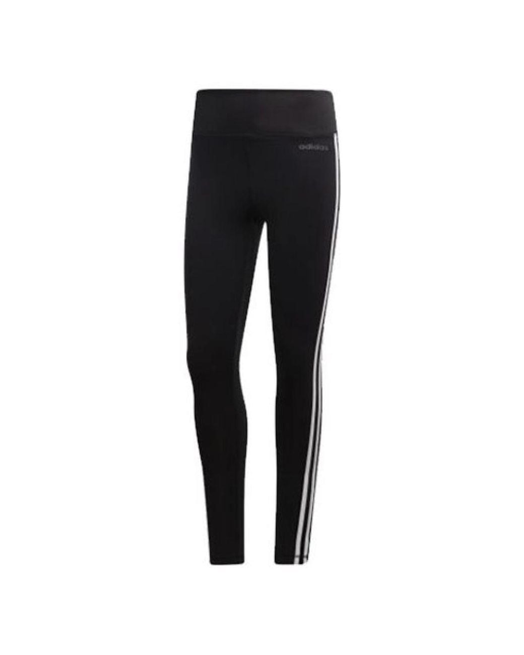 Adidas Black (Wmns) Designed 2 Move 3-Stripes High-Rise Long Tights Asia Sizing