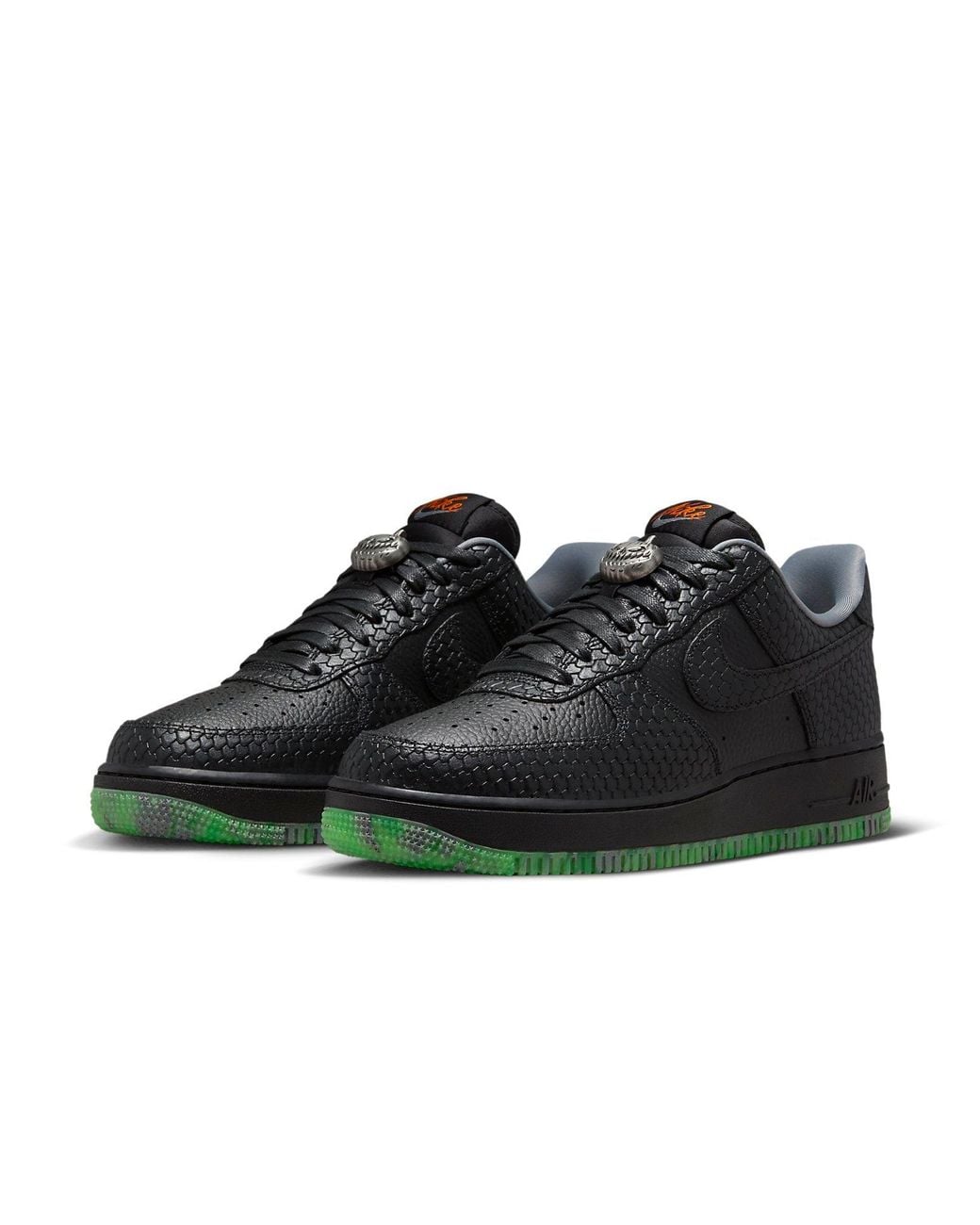 Nike Black Air Force 1 Low Prm 'Halloween' for men