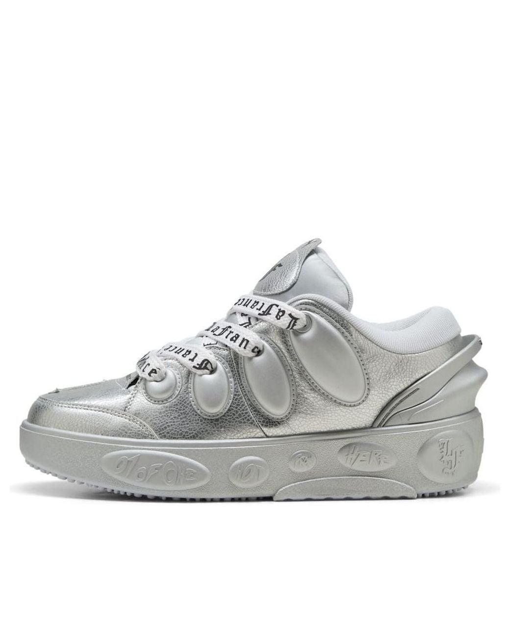 PUMA Gray Lamelo Ball La France Mist' for men