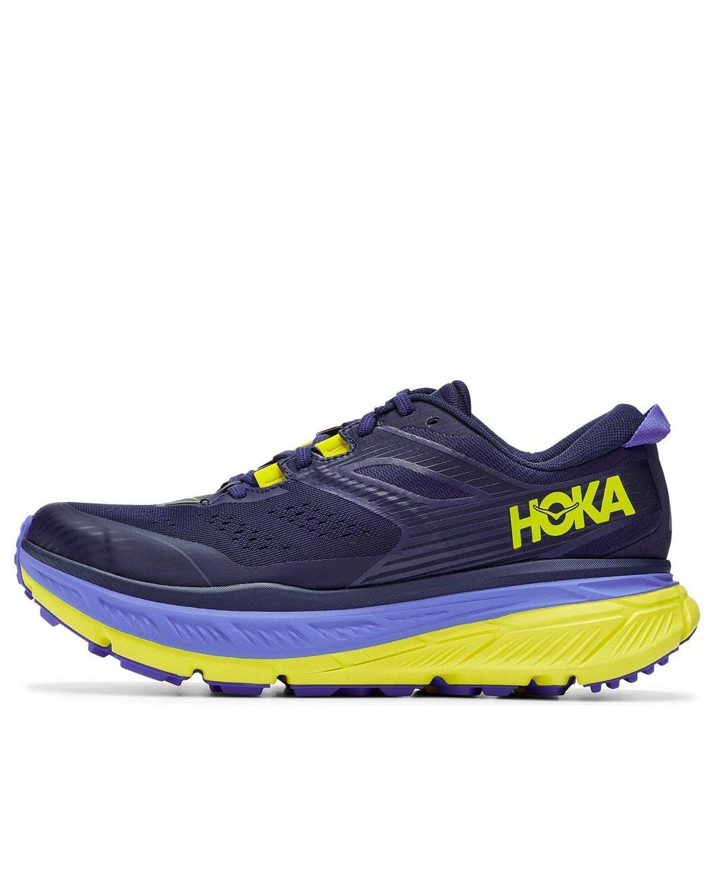 Hoka One One Blue Stinson Atr 6 Iris Evening Primrose' for men