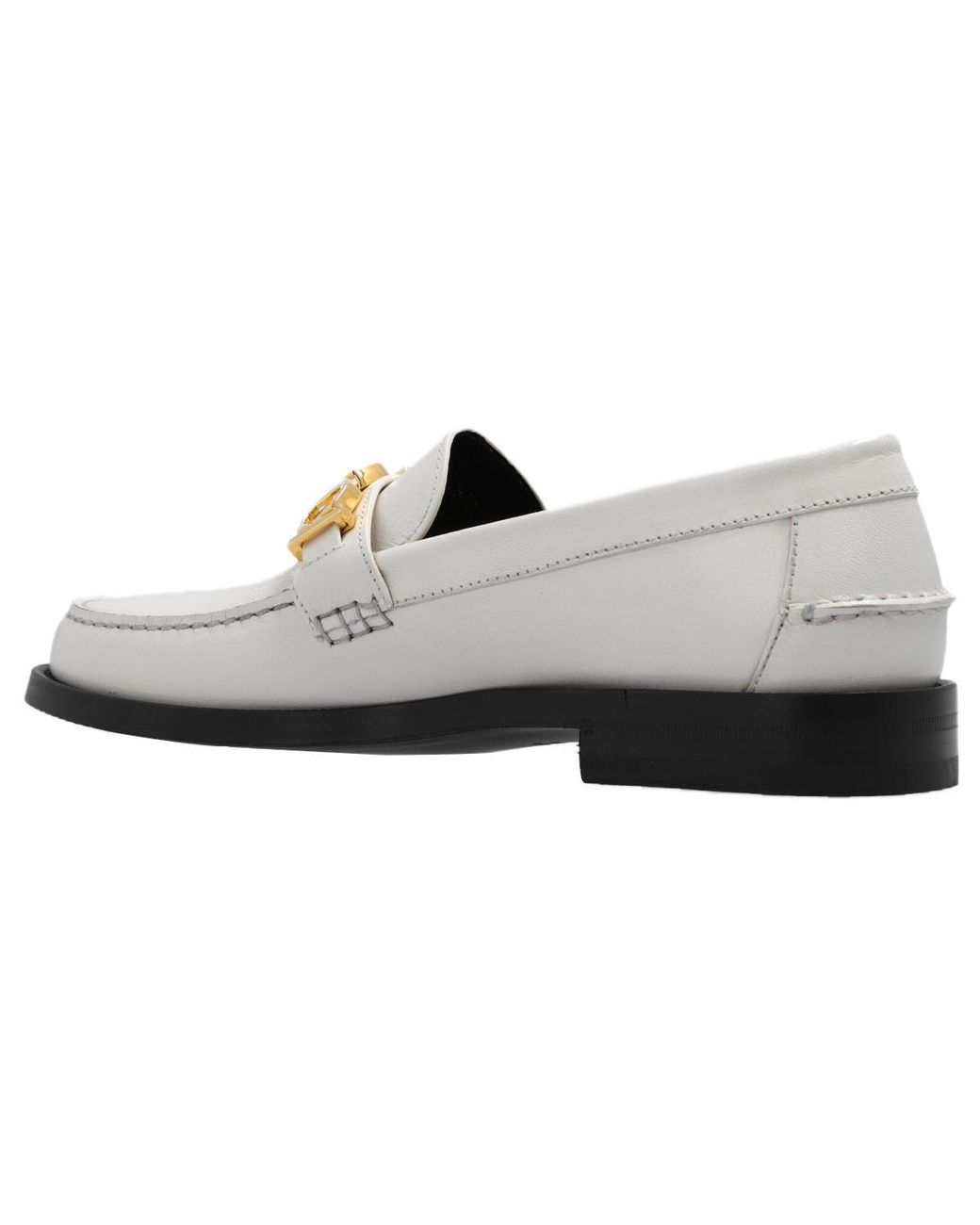 Gucci White (Wmns) Loafer With Metal Logo