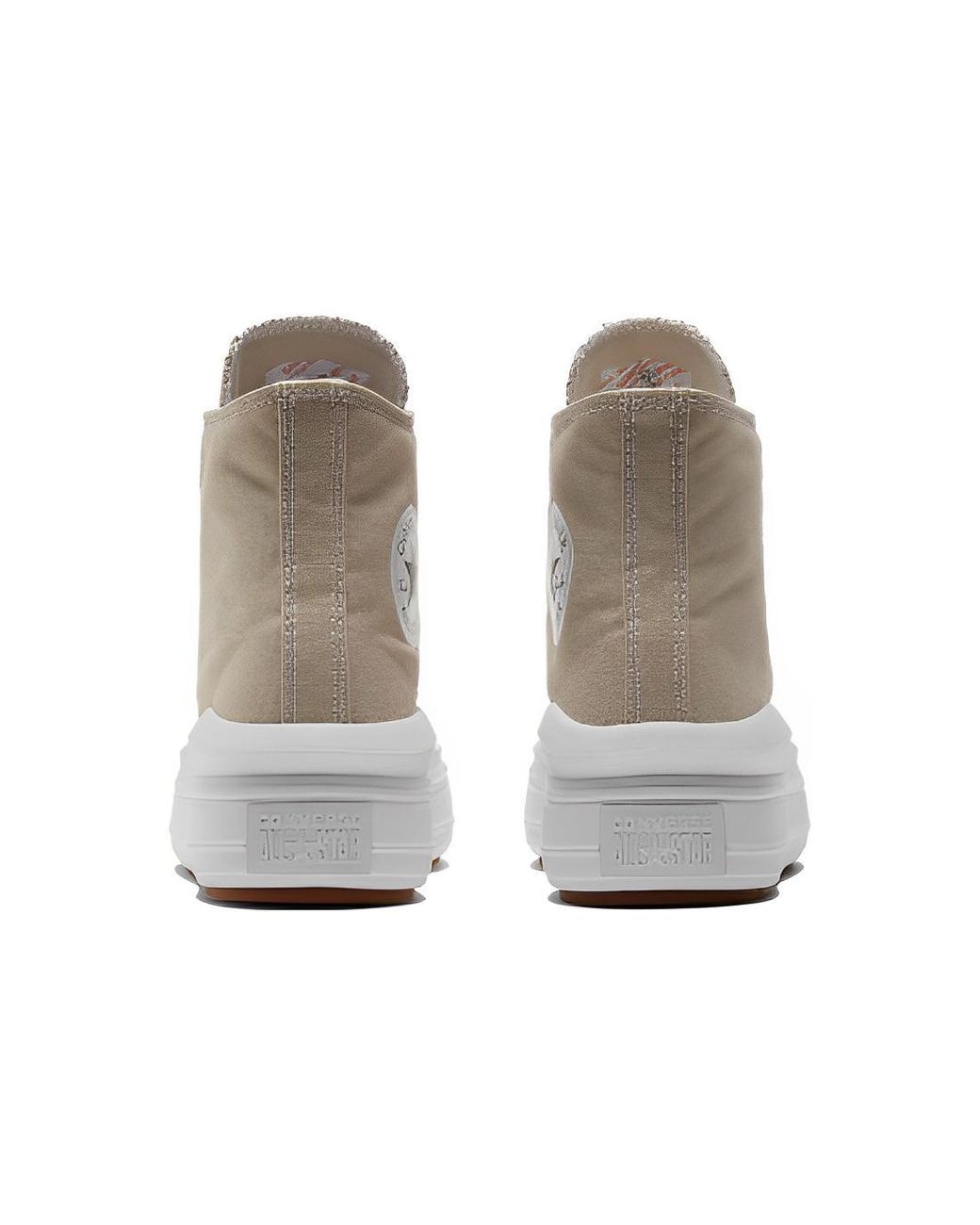 Converse Metallic (Wmns) Chuck Taylor All Star Move Platform High 'Beach Stone'