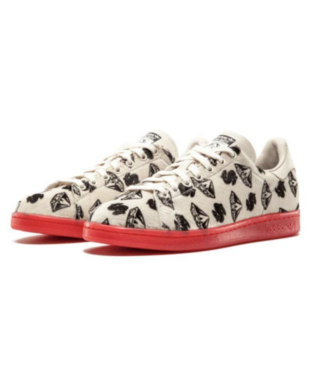 Adidas Red X Pharrell X Billionaire Boys Club Stan Smith 'Ponyhair' for men